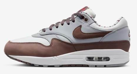 Nike Air Max 1 Men's And Women's Shoes Coffee Grey White-39